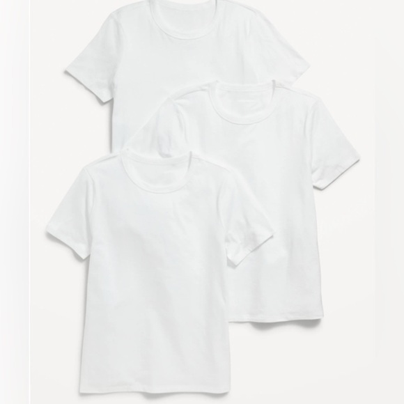 Bundle of 3 “Everywhere” Crew Neck T-Shirts Old Navy White, XL Tall - Picture 3 of 7